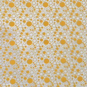 Chocolate Transfer Sheet A3 Yellow Colour Bubbles Design