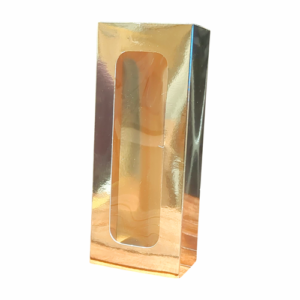 Rectangular Gold Colour Pastry Box