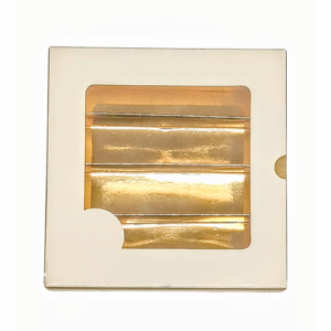 Square shape Gold Colour Pastry Box