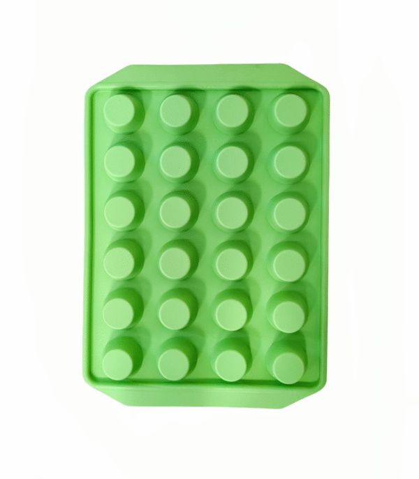 24 Cavity Round Silicone Mould with Handle - Image 2