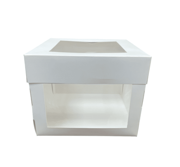 Cake Box 25cm X 20cm (10"X8") (Front & Top Window)