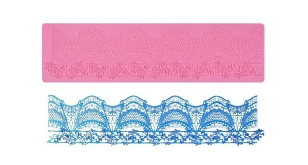 Cake Decorating Texture Lace Mat Silicone Mould Version-4 1pc - Image 2