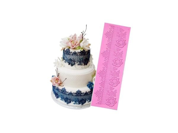 Cake Decorating Lace Mat Silicone Mould Version-13  1pc