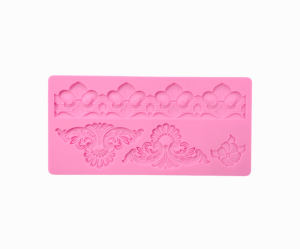 Cake Decorating Lace Mat Silicone Mould Version-19  1pc - Image 2