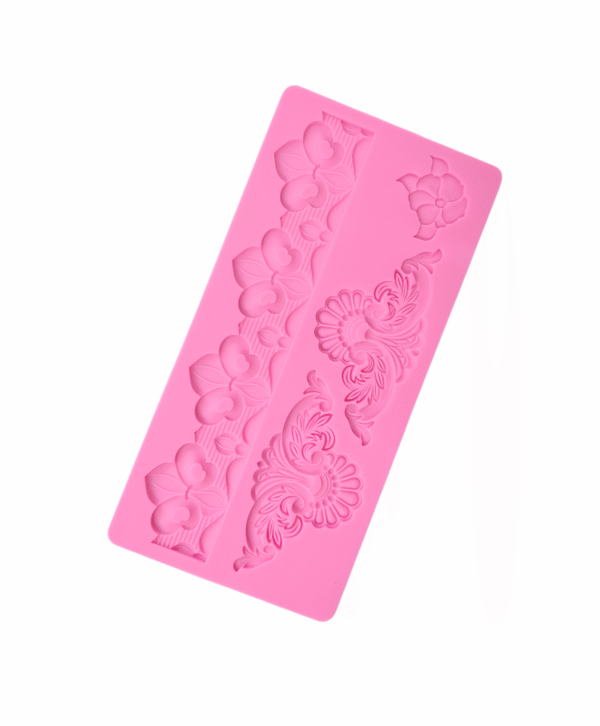 Cake Decorating Lace Mat Silicone Mould Version-19  1pc