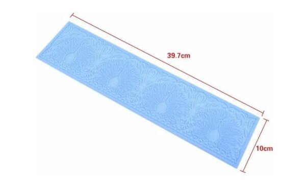 Peacock Cake Decorating Lace Mat Silicone Mould Version-10 1pc - Image 3