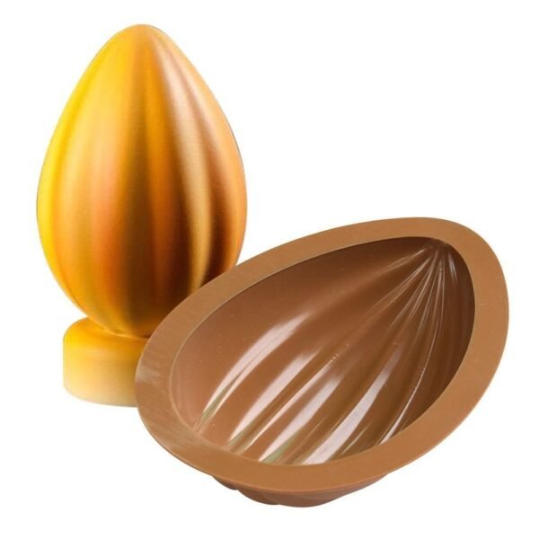 Easter Cocoa Bean Egg Shaped Chocolate, Jelly, Candy Silicone Mould