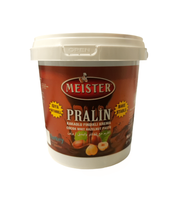 Meister Praline Cocoa White Hazelnut Paste Fillings 1kg