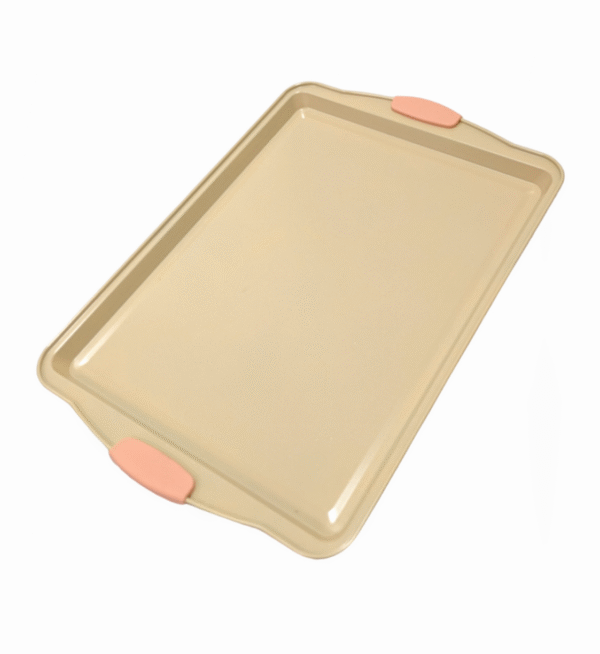 Cookie Sheet with Silicone Handle Tray 49 x 30.5 x 2 cms