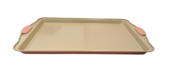 Cookie Sheet with Silicone Handle Tray 49 x 30.5 x 2 cms - Image 2