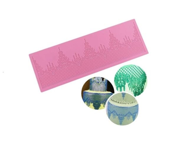 Cake Decorating Texture Lace Mat Silicone Mould Version-3 1pc