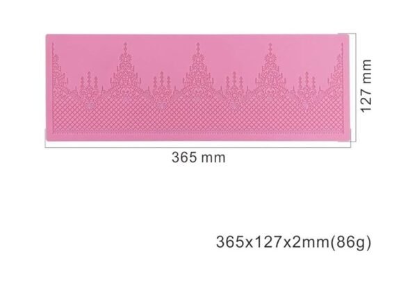 Cake Decorating Texture Lace Mat Silicone Mould Version-3 1pc - Image 2