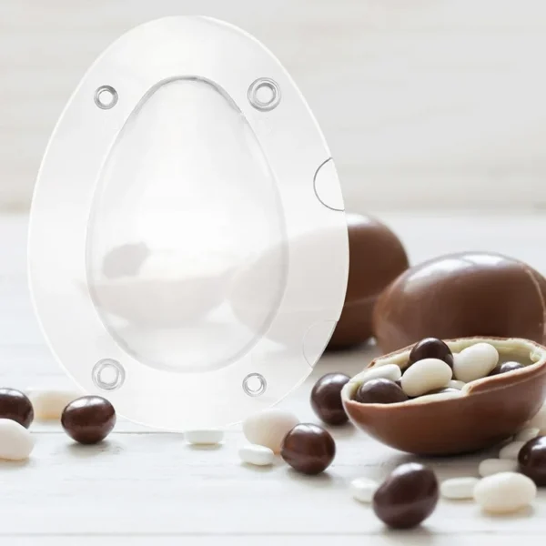 Easter Egg Shape Polycarbonate Chocolate Mould