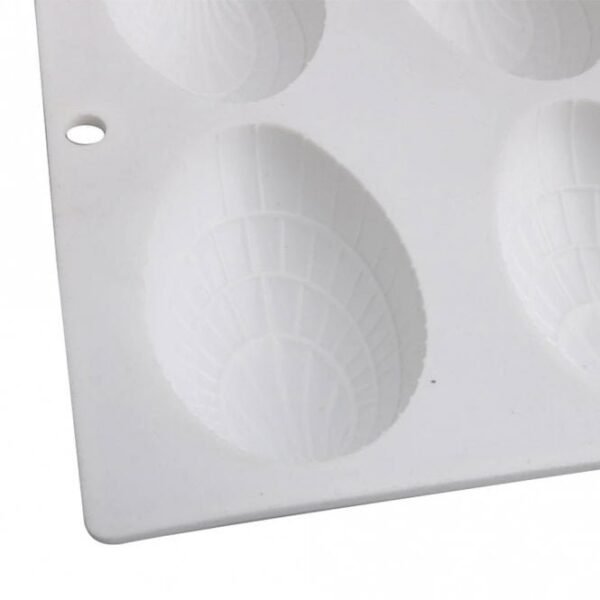 8 Cavity Easter Engraved Egg Shaped Chocolate, Jelly, Candy Silicone Mould 1pc - Image 2