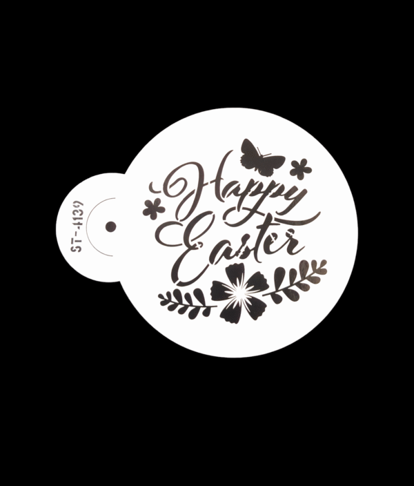 Greetings Cake Lace Stencil