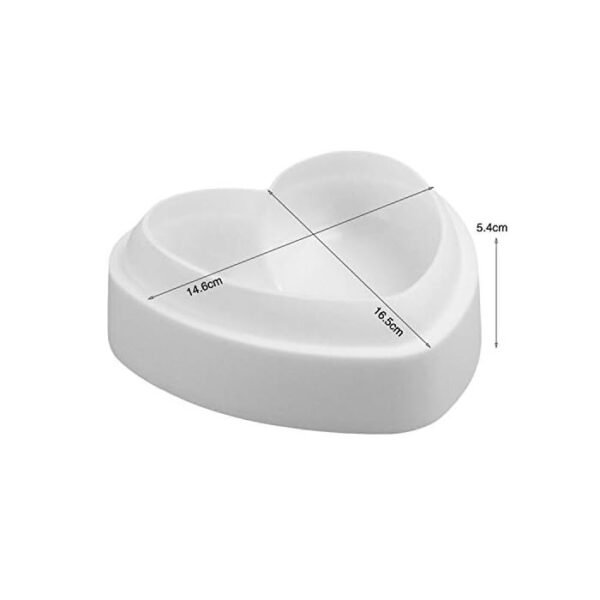 Heart Shape Mousse Cake, Chocolate, Jelly, Silicone Mould 1pc - Image 2