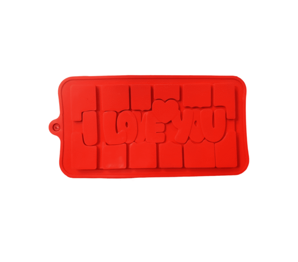 I love You Shaped Bar Chocolate Silicone Mould