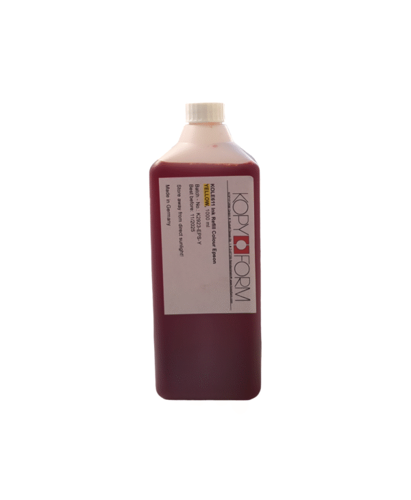 Kopyform Yellow Bottled food ink 1000ml for Epson printers