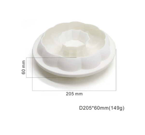 Large Flower Shaped Mousse Cake,Chocolate, Jelly,Candy Silicone Mould 1pc - Image 2