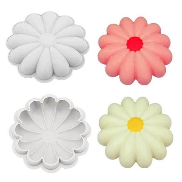 Sunflower Mousse Cake, Chocolate, Jelly, Candy Silicone Mould 1pc