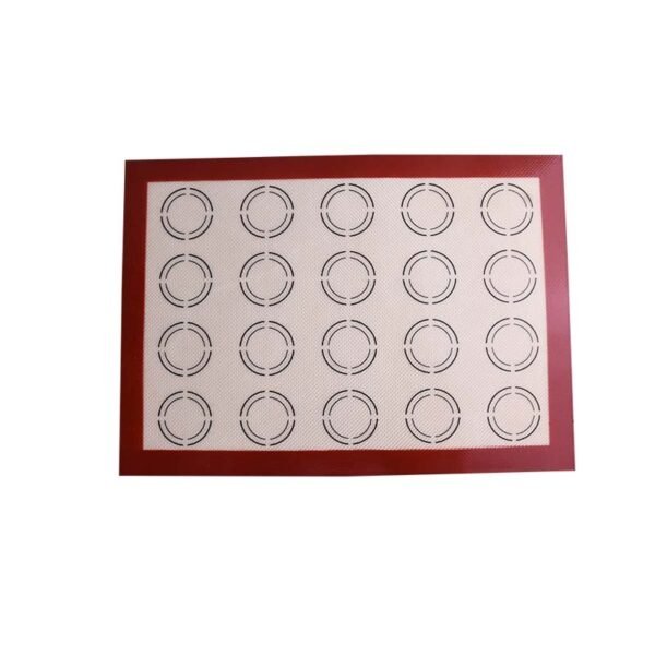 20 Cavity Silicone Macaron Mat