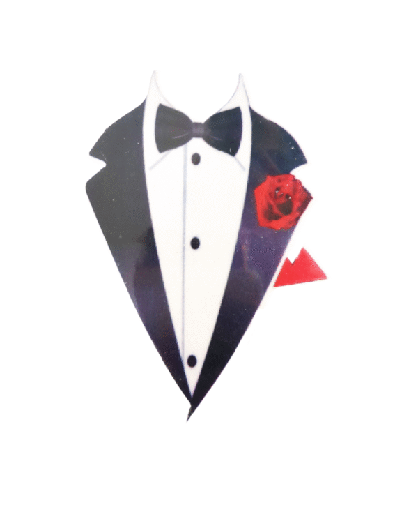 Edible Pre Cut Wafer Paper - Marriage Suit 13.5cm x 10cm