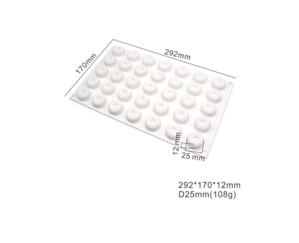35 Cavity Mini Candy Silicone Mould 1pc - Image 2