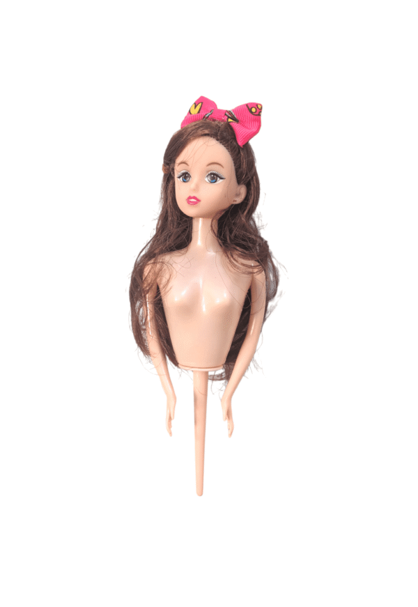 Red Ribbon Bow Doll Cake Toppers
