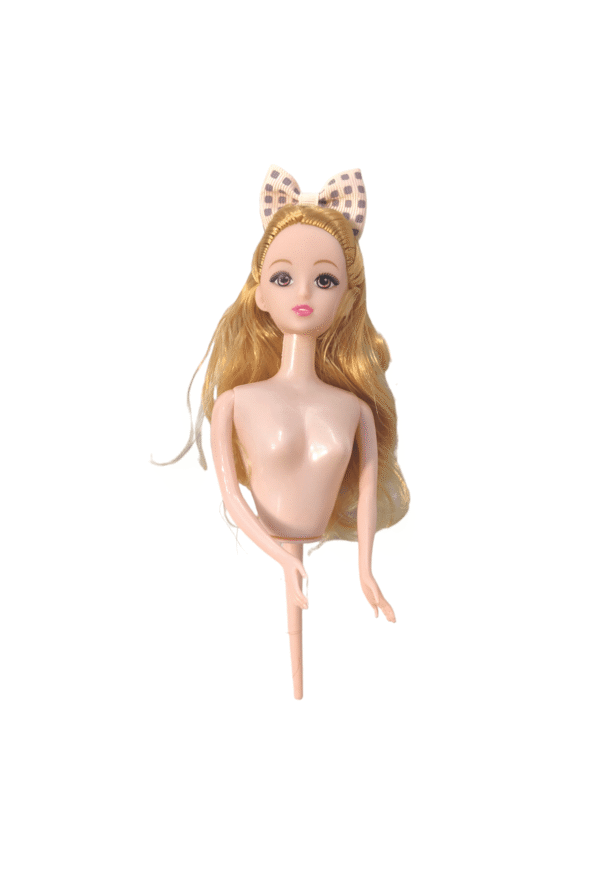 Sand Ribbon Bow Doll Cake Toppers