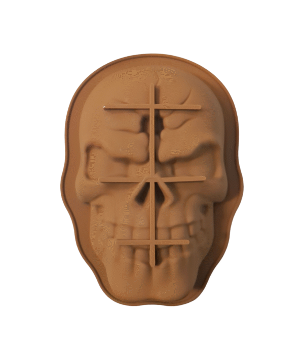 Scary Face Shaped Chocolate,Jelly,Mousse cake Silicone Mould Version-6