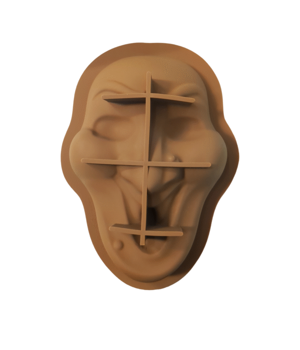 Scary Face Shaped Chocolate,Jelly,Mousse cake Silicone Mould Version-5