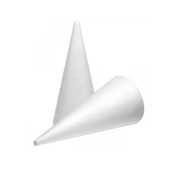 Cone Shape Styrofoams 48cm(H) X 15cm(B)