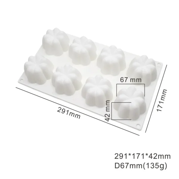 Tower Shape Mousse Cake,Chocolate,Jelly Silicone Mould - Image 3
