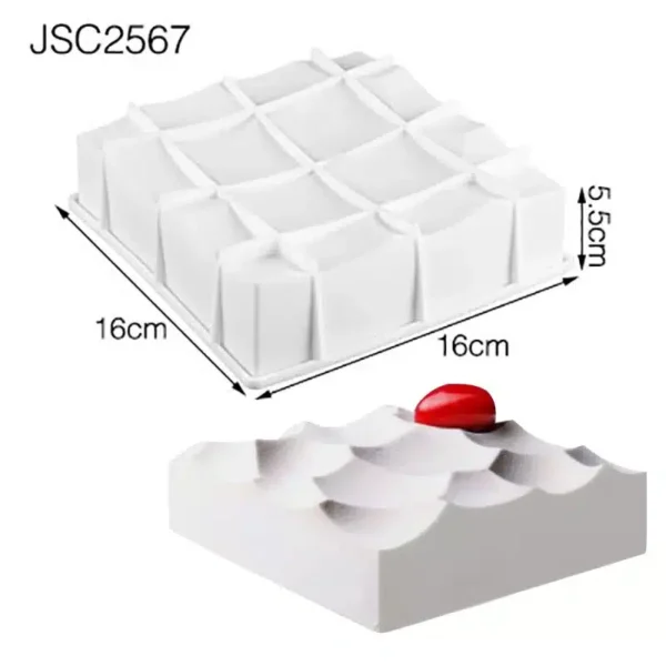 Volcanic Rock Shape Mousse Cake,Chocolate, Jelly, Candy Silicone Mould 1pc - Image 2