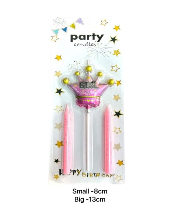 Birthday Girl Cake Candle