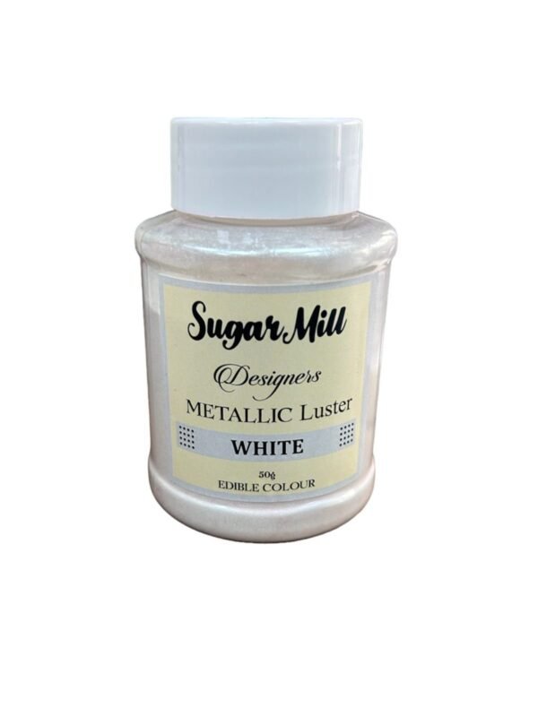 Sugarmill Luster Dust - Metallic White  50g