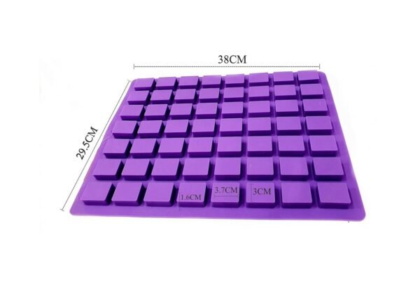 56-Cavities Mini Rectangle Shaped Silicone Mould