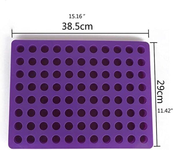 88-Cavities Mini Round Shaped Silicone Mould - Image 2